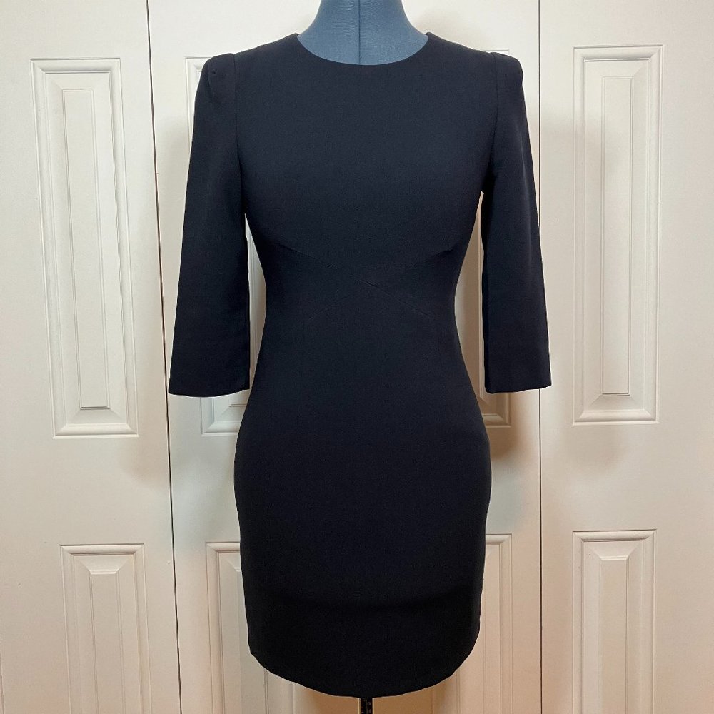 Pinkyotto Navy Fitted Dress w Stretch Sz 6